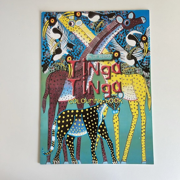 Blue Rhino African Wildlife Tonga Coloring Book Souvenir - Picture 5 of 8